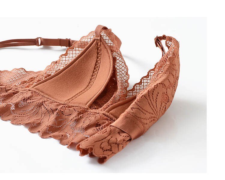 Embroidered Lace Push-up Bra and Panty Lingerie Set for Women Embroidered Lace Push-up Bra and Panty Lingerie Set for Women