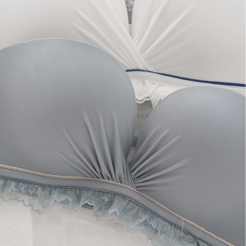 Women's Lingerie Set of Panty and Bra with Cross Straps