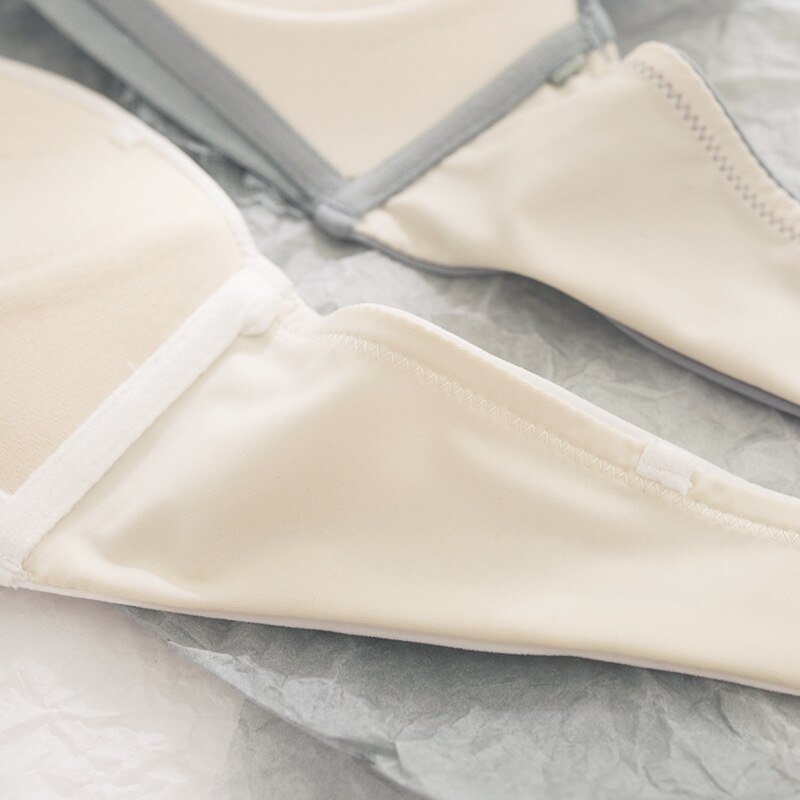 Women's Lingerie Set of Panty and Bra with Cross Straps