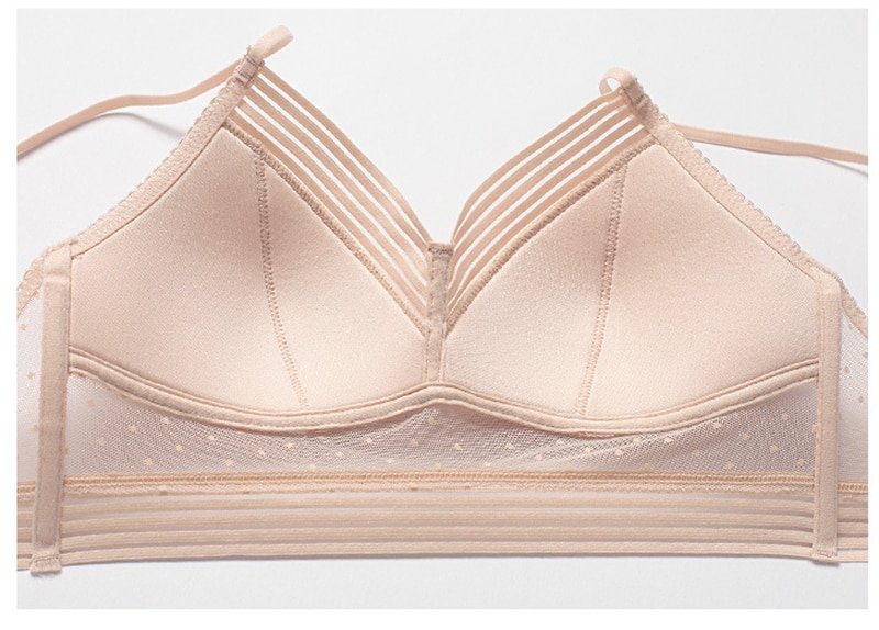 Women's Sheer Setail Wire Free Bra Women's Sheer Setail Wire Free Bra
