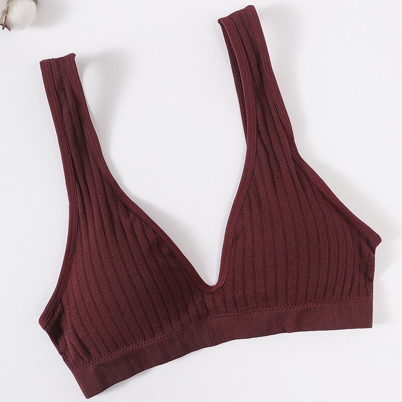 Women's Ribbed Fabric Seamless Bra Women's Ribbed Fabric Seamless Bra