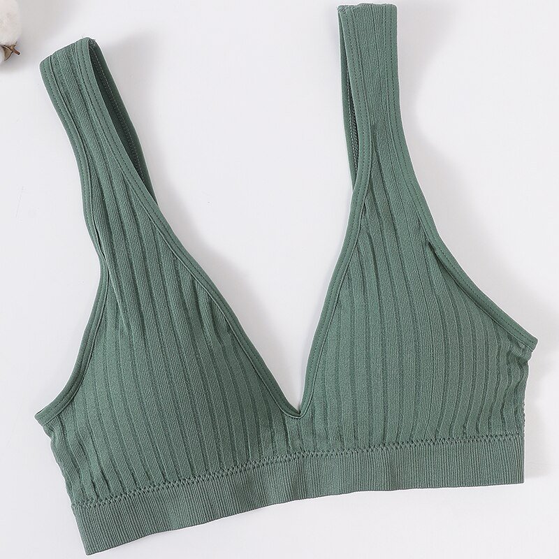 Women's Ribbed Fabric Seamless Bra Women's Ribbed Fabric Seamless Bra