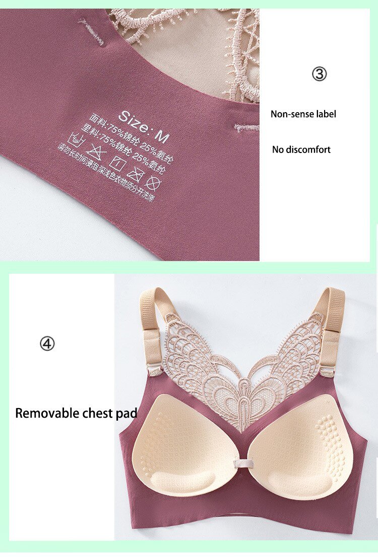 Women's Butterfly Back Plus Size Bra Women's Butterfly Back Plus Size Bra