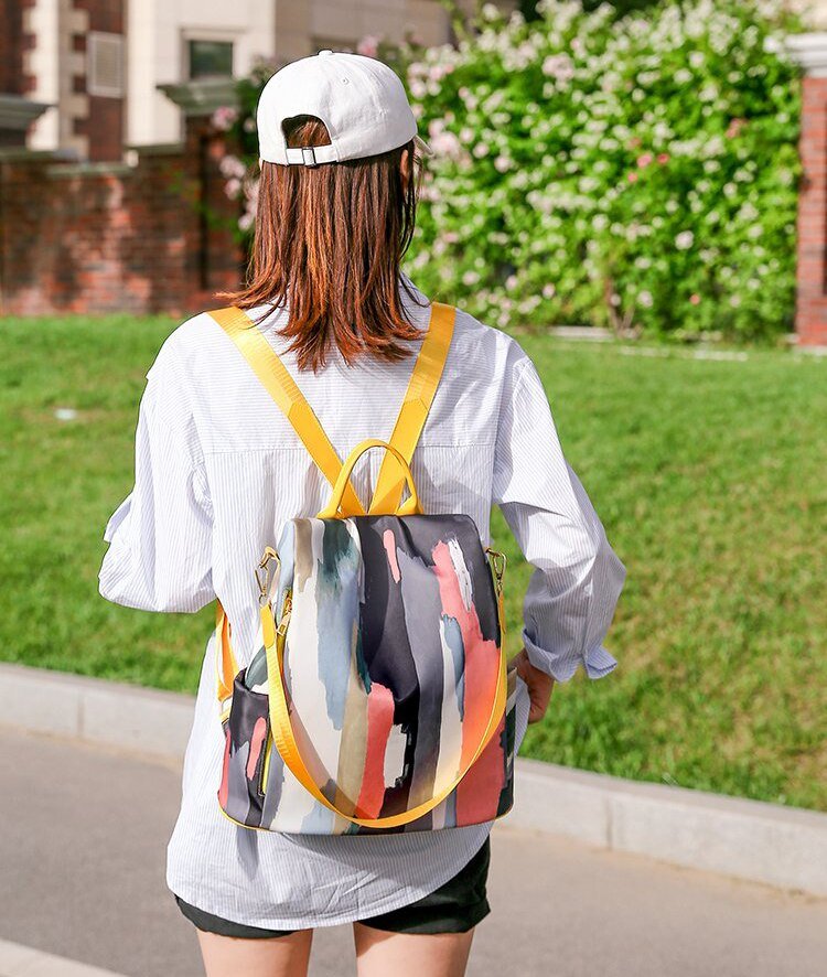 Colorful Capacious Women's Oxford Cloth Backpack Colorful Capacious Women's Oxford Cloth Backpack