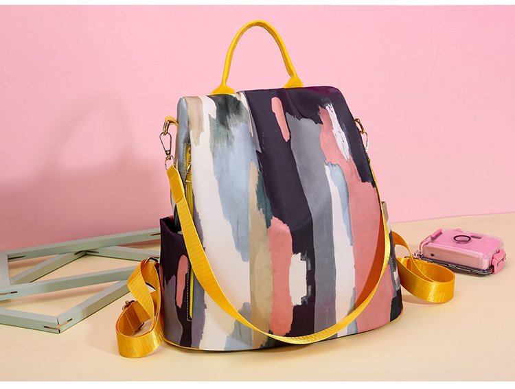 Colorful Capacious Women's Oxford Cloth Backpack Colorful Capacious Women's Oxford Cloth Backpack