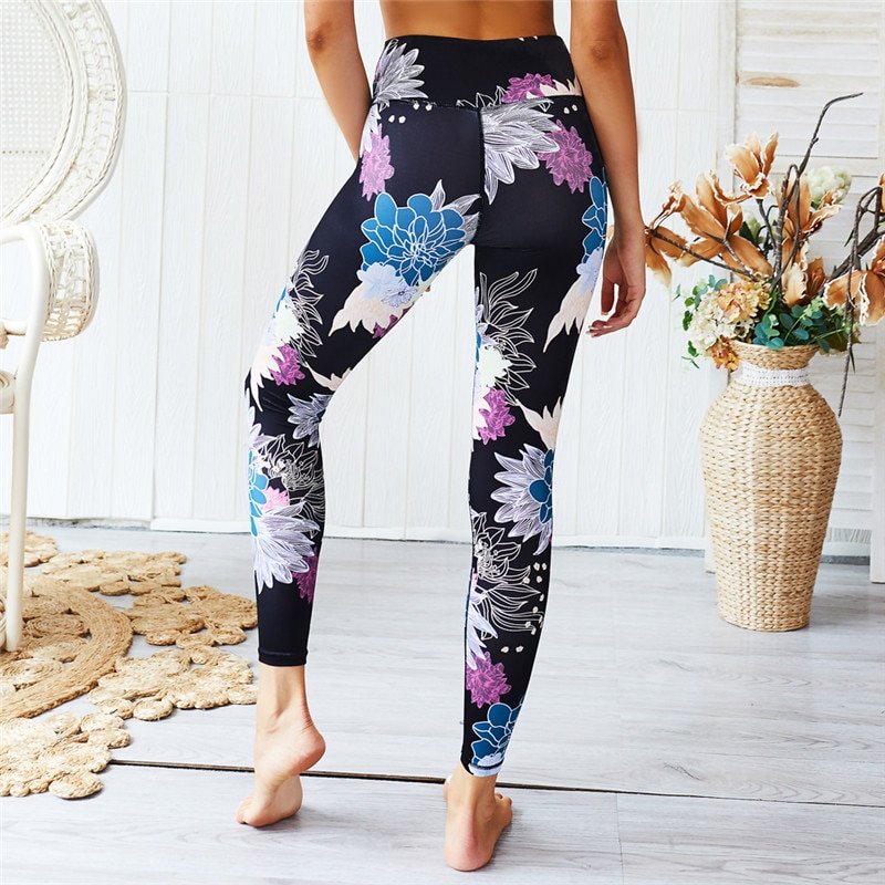 Women's Flower Printed Sports Clothes Set Women's Flower Printed Sports Clothes Set