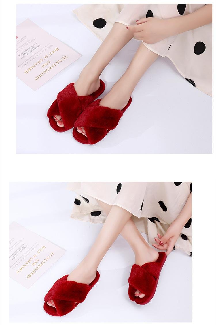 Women's Fashion Winter Plush Home Slippers Women's Fashion Winter Plush Home Slippers