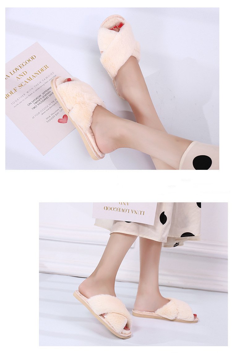 Women's Fashion Winter Plush Home Slippers Women's Fashion Winter Plush Home Slippers