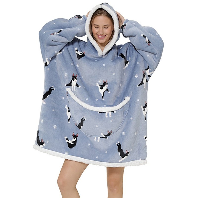 Cartoon Oversized Hoodie Sweatshirt Women Printed Wearable Blanket Hoodie Fleece Warm Kids Sleepwear Hoody Sweatshirt Blanket Cartoon Oversized Hoodie Sweatshirt Women Printed Wearable Blanket Hoodie Fleece Warm Kids Sleepwear Hoody Sweatshirt Blanket