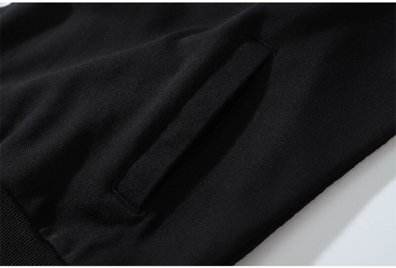 Punk Gothic Letter Print Hoddie Y2k For Men Full Zip Hoodie Women Sudaderas Hombre Unisex Hooded Jackets New