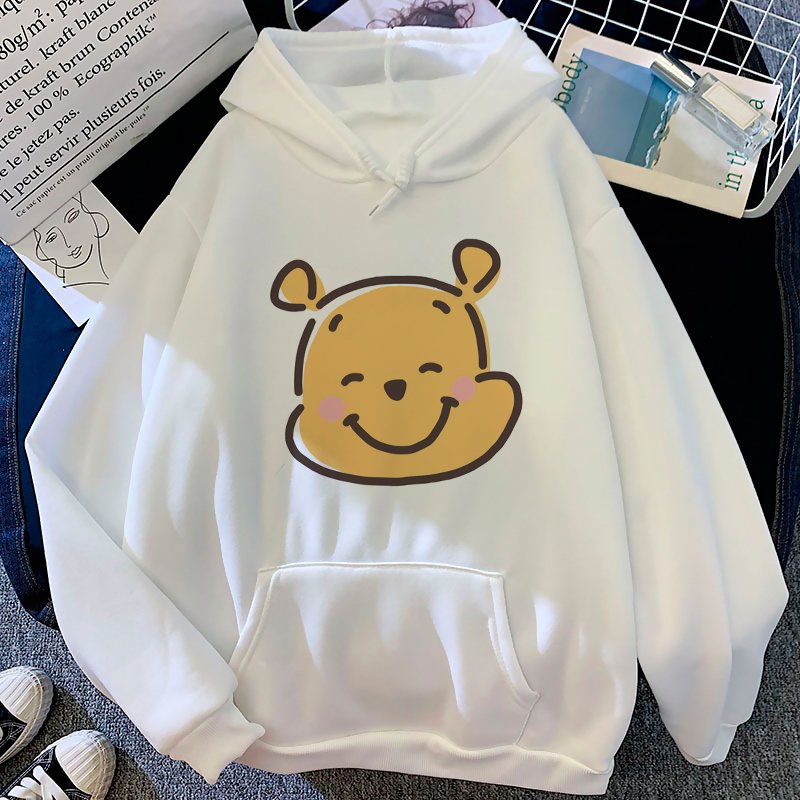 Kawaii Bear Winnie The Pooh Disney Cartoon Hoodies Women Harajuku Cute Anime Y2K Graphic Streetwear Sweatshirt 90s Hoody Female Kawaii Bear Winnie The Pooh Disney Cartoon Hoodies Women Harajuku Cute Anime Y2K Graphic Streetwear Sweatshirt 90s Hoody Female