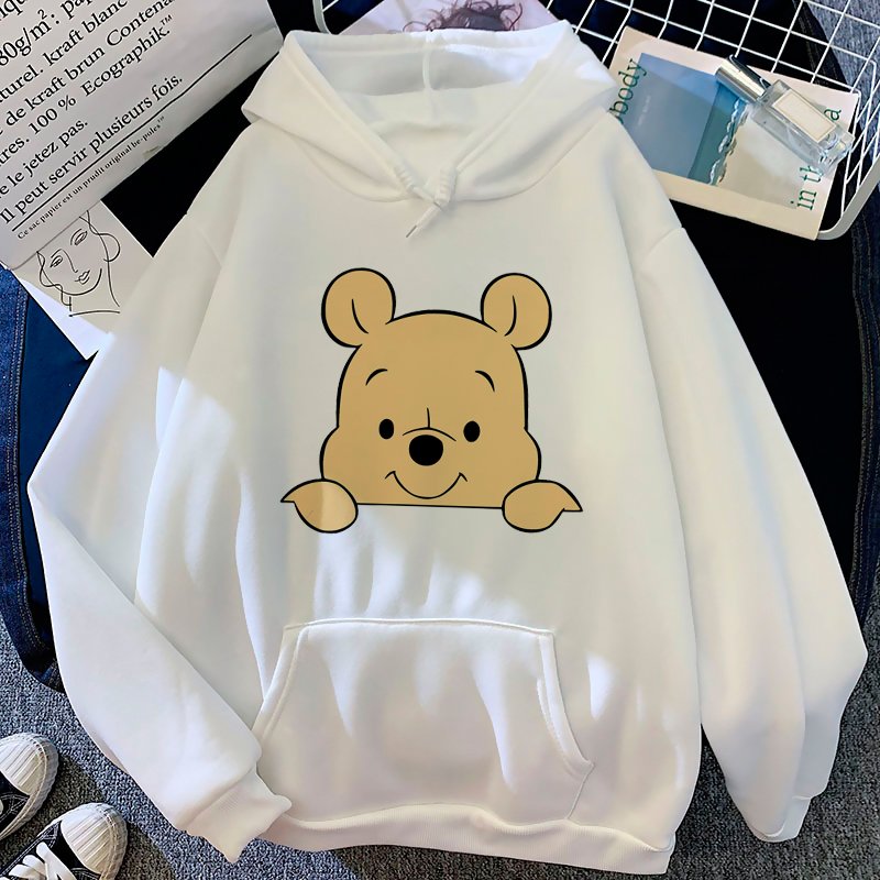 Kawaii Bear Winnie The Pooh Disney Cartoon Hoodies Women Harajuku Cute Anime Y2K Graphic Streetwear Sweatshirt 90s Hoody Female Kawaii Bear Winnie The Pooh Disney Cartoon Hoodies Women Harajuku Cute Anime Y2K Graphic Streetwear Sweatshirt 90s Hoody Female