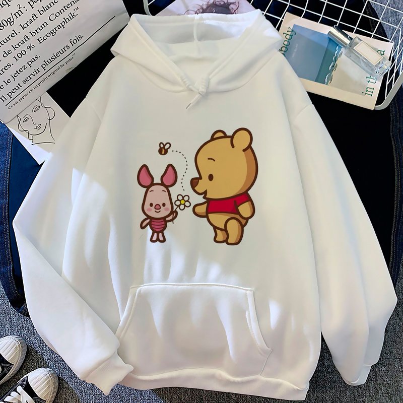 Kawaii Bear Winnie The Pooh Disney Cartoon Hoodies Women Harajuku Cute Anime Y2K Graphic Streetwear Sweatshirt 90s Hoody Female Kawaii Bear Winnie The Pooh Disney Cartoon Hoodies Women Harajuku Cute Anime Y2K Graphic Streetwear Sweatshirt 90s Hoody Female
