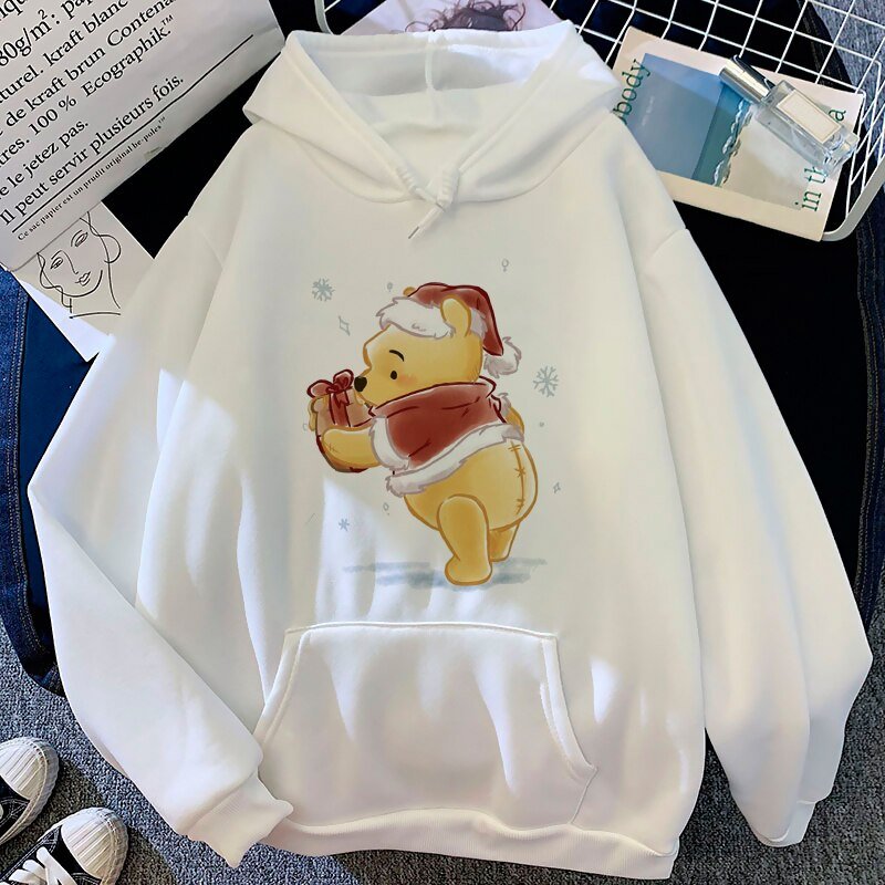 Kawaii Bear Winnie The Pooh Disney Cartoon Hoodies Women Harajuku Cute Anime Y2K Graphic Streetwear Sweatshirt 90s Hoody Female Kawaii Bear Winnie The Pooh Disney Cartoon Hoodies Women Harajuku Cute Anime Y2K Graphic Streetwear Sweatshirt 90s Hoody Female