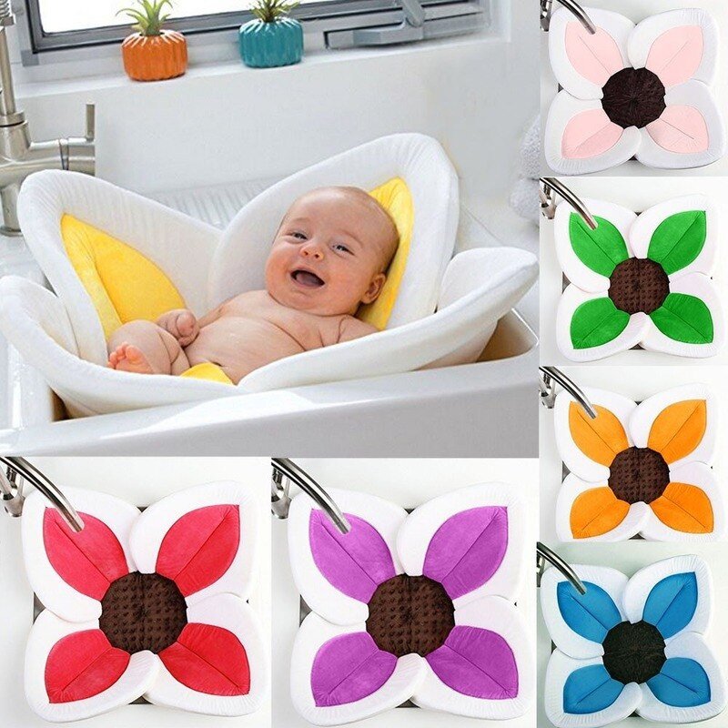 Baby Flower Bath Tub Petal Lotus Pad Baby Bath Lotus Cushion Newborn Blooming Sink Bath For Baby Folding Non-slip Baby Mat Baby Flower Bath Tub Petal Lotus Pad Baby Bath Lotus Cushion Newborn Blooming Sink Bath For Baby Folding Non-slip Baby Mat