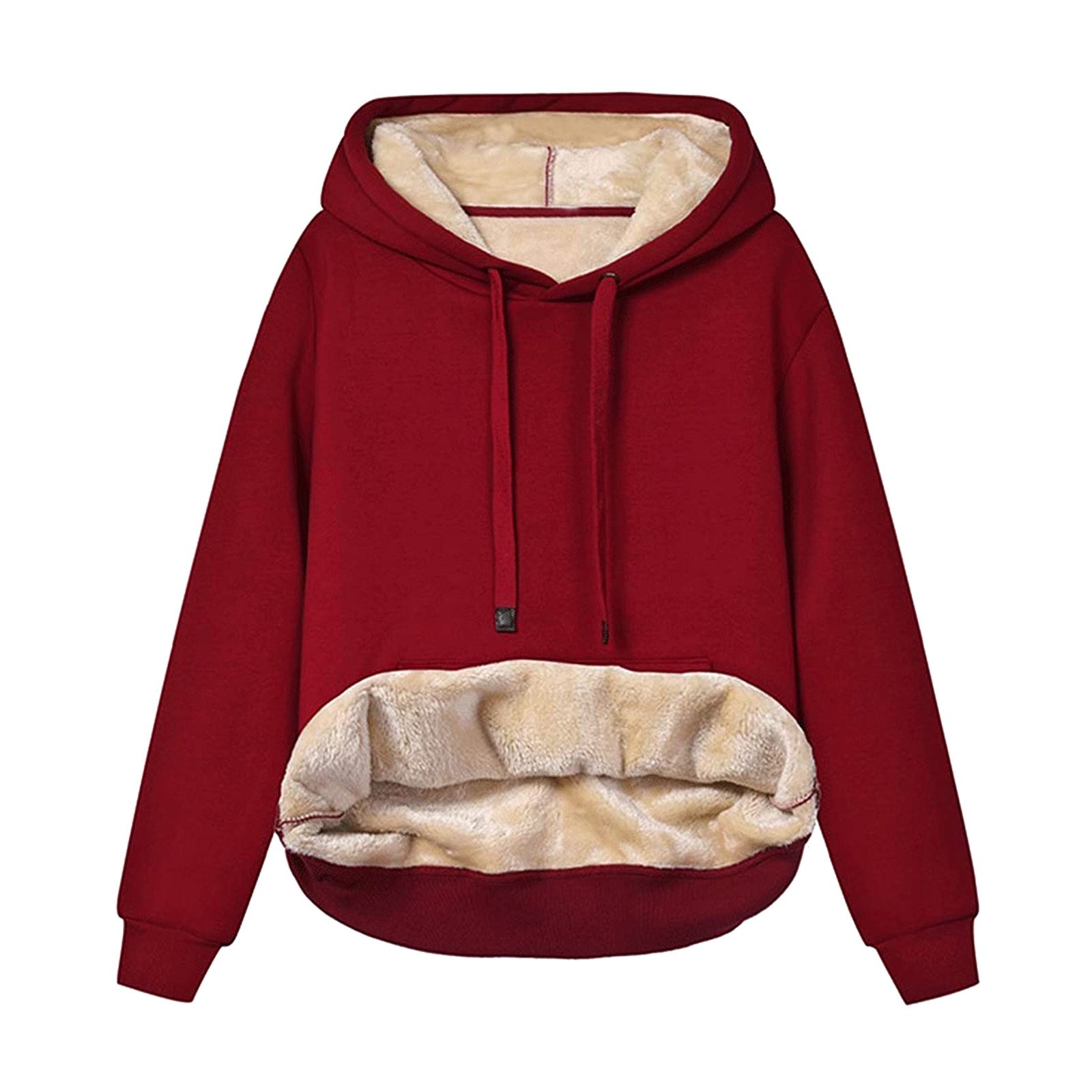 Women Thick Fleece Hoodies Hooded Sweatshirts Fleece Lined Winter Velvet Warm Coat Long Sleeve Pullover Tops Solid Sweatshirt Women Thick Fleece Hoodies Hooded Sweatshirts Fleece Lined Winter Velvet Warm Coat Long Sleeve Pullover Tops Solid Sweatshirt