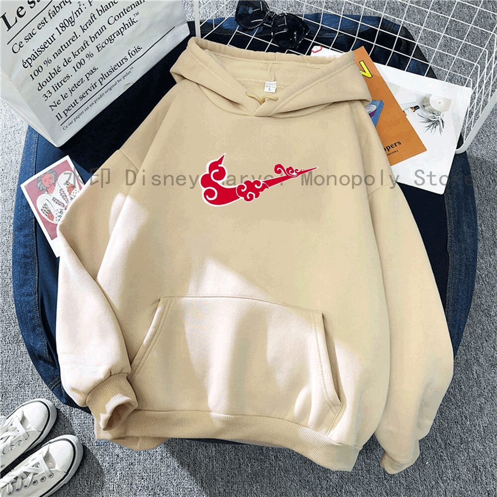 Hot Sale Plus Size Printed Women's Sweatshirt 2022 Spring Autumn Fleece Loose High Quality Hoodie Japanese Anime Naruto Men's
