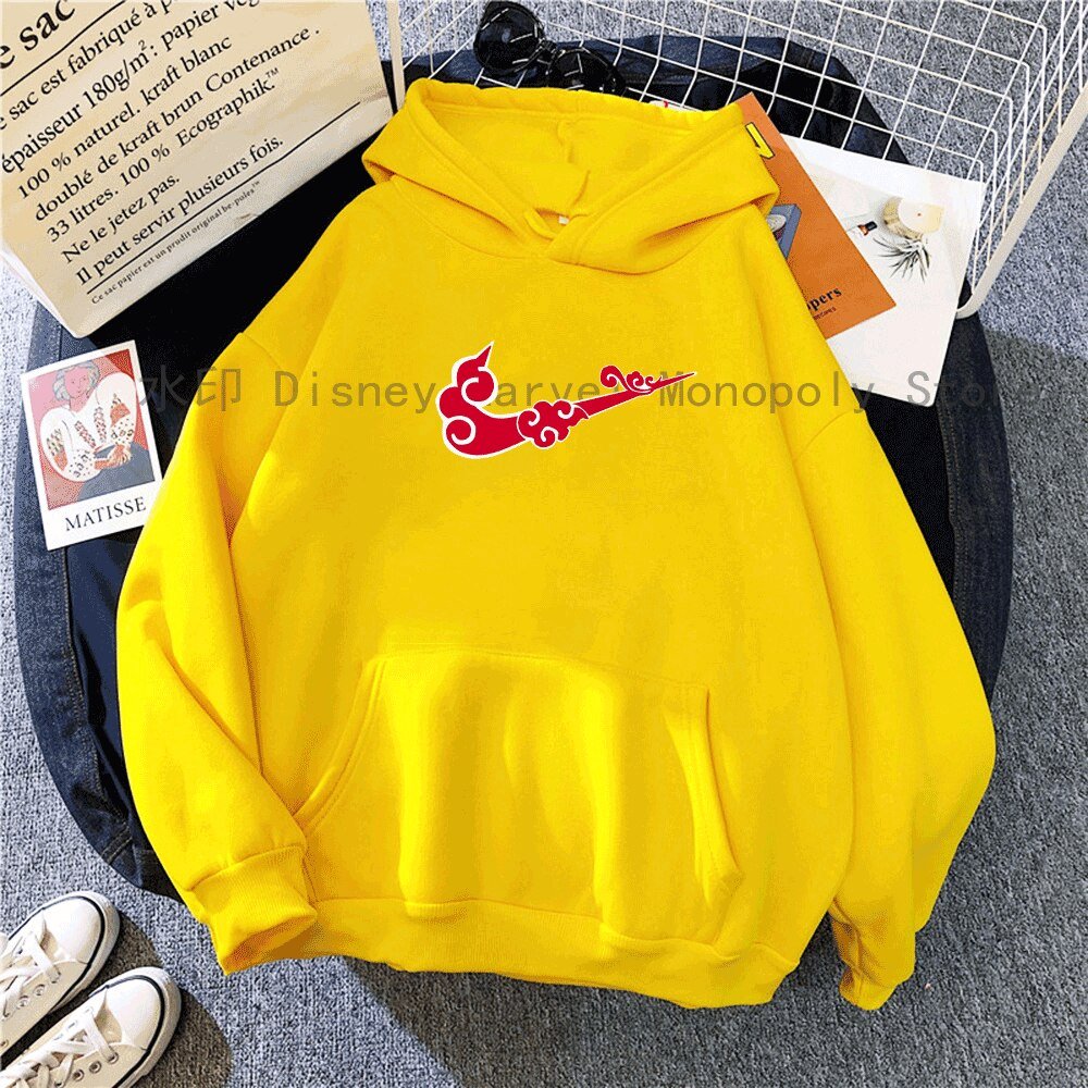 Hot Sale Plus Size Printed Women's Sweatshirt 2022 Spring Autumn Fleece Loose High Quality Hoodie Japanese Anime Naruto Men's