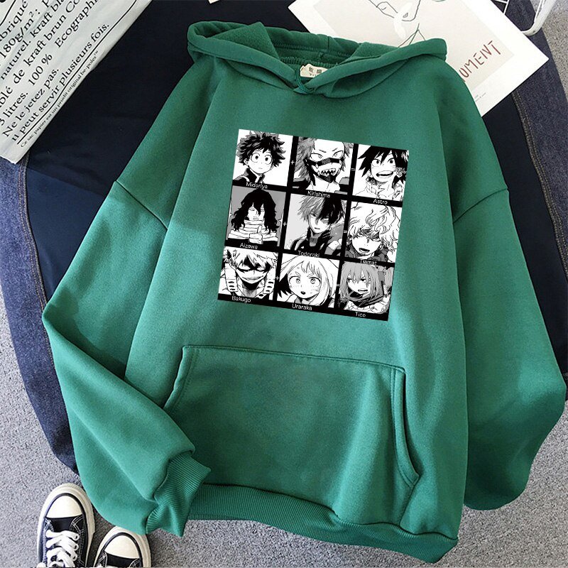 My Hero Academy Hoodie Sweatshirt Todoroki Izuku Midoriya Himiko Toga Funny Anime Boku No Hero Academy Hooded Unisex My Hero Academy Hoodie Sweatshirt Todoroki Izuku Midoriya Himiko Toga Funny Anime Boku No Hero Academy Hooded Unisex