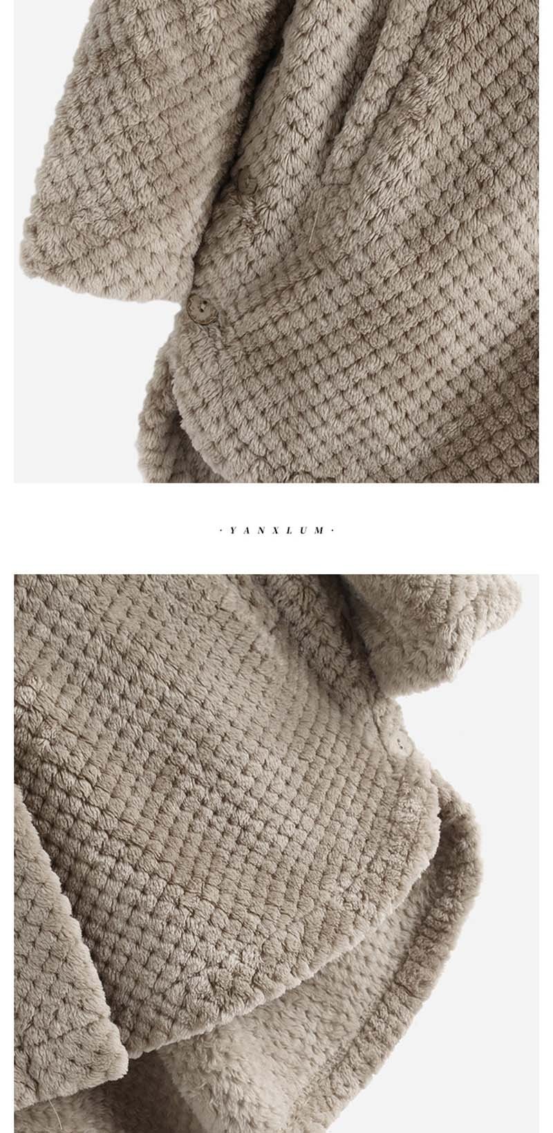 Women's Clothing Plus Size Fleece Coat Fashion Long Sleeve Hooded Button Open-stitch Tops Lady Casual Distressed Hoody Outerwear Women's Clothing Plus Size Fleece Coat Fashion Long Sleeve Hooded Button Open-stitch Tops Lady Casual Distressed Hoody Outerwear