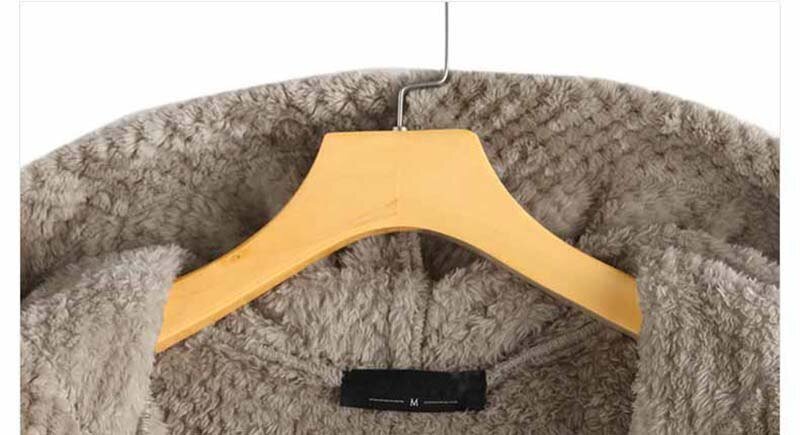 Women's Clothing Plus Size Fleece Coat Fashion Long Sleeve Hooded Button Open-stitch Tops Lady Casual Distressed Hoody Outerwear Women's Clothing Plus Size Fleece Coat Fashion Long Sleeve Hooded Button Open-stitch Tops Lady Casual Distressed Hoody Outerwear