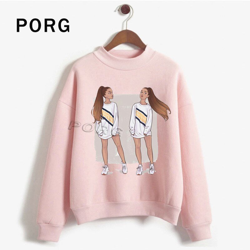 Ariana Grande Pink Sweatshirt Women Gothic Streetwear Harajuku Sudadera Mujer 2019 New Women Clothes Long Sleeve Hoodies O-Neck Ariana Grande Pink Sweatshirt Women Gothic Streetwear Harajuku Sudadera Mujer 2019 New Women Clothes Long Sleeve Hoodies O-Neck
