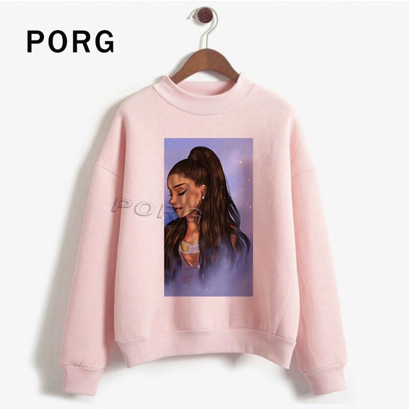 Ariana Grande Pink Sweatshirt Women Gothic Streetwear Harajuku Sudadera Mujer 2019 New Women Clothes Long Sleeve Hoodies O-Neck Ariana Grande Pink Sweatshirt Women Gothic Streetwear Harajuku Sudadera Mujer 2019 New Women Clothes Long Sleeve Hoodies O-Neck