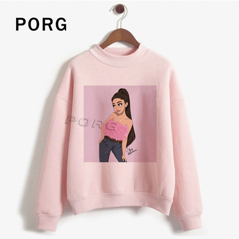 Ariana Grande Pink Sweatshirt Women Gothic Streetwear Harajuku Sudadera Mujer 2019 New Women Clothes Long Sleeve Hoodies O-Neck Ariana Grande Pink Sweatshirt Women Gothic Streetwear Harajuku Sudadera Mujer 2019 New Women Clothes Long Sleeve Hoodies O-Neck