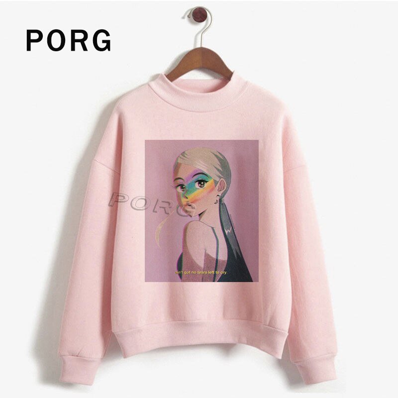 Ariana Grande Pink Sweatshirt Women Gothic Streetwear Harajuku Sudadera Mujer 2019 New Women Clothes Long Sleeve Hoodies O-Neck Ariana Grande Pink Sweatshirt Women Gothic Streetwear Harajuku Sudadera Mujer 2019 New Women Clothes Long Sleeve Hoodies O-Neck