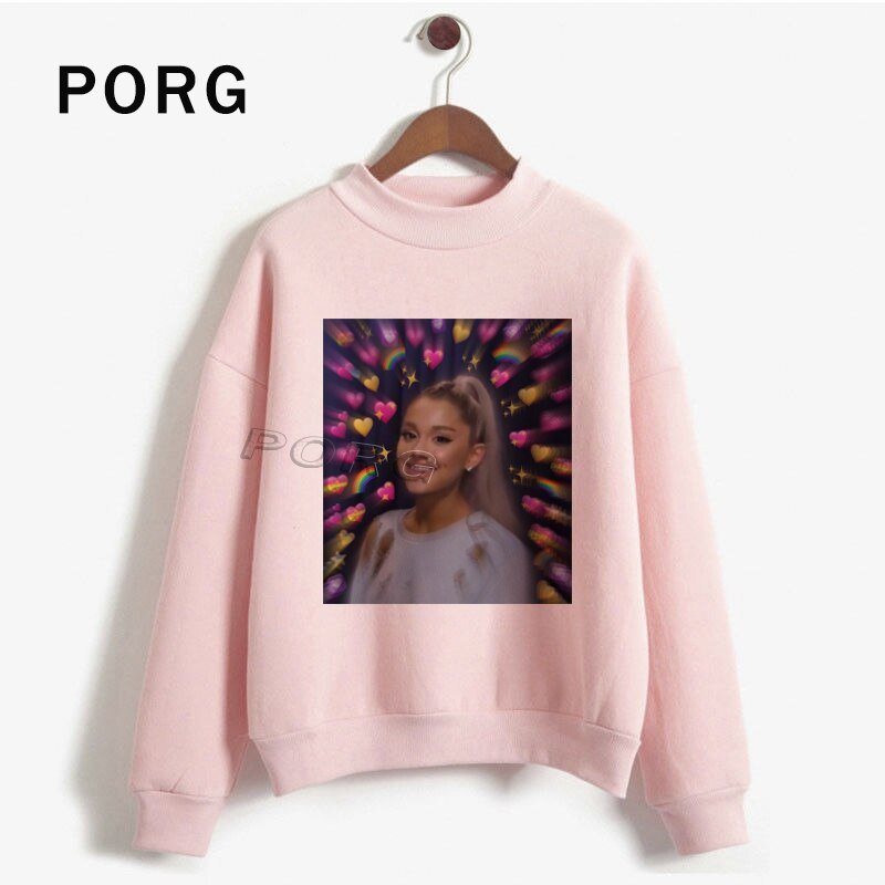 Ariana Grande Pink Sweatshirt Women Gothic Streetwear Harajuku Sudadera Mujer 2019 New Women Clothes Long Sleeve Hoodies O-Neck Ariana Grande Pink Sweatshirt Women Gothic Streetwear Harajuku Sudadera Mujer 2019 New Women Clothes Long Sleeve Hoodies O-Neck