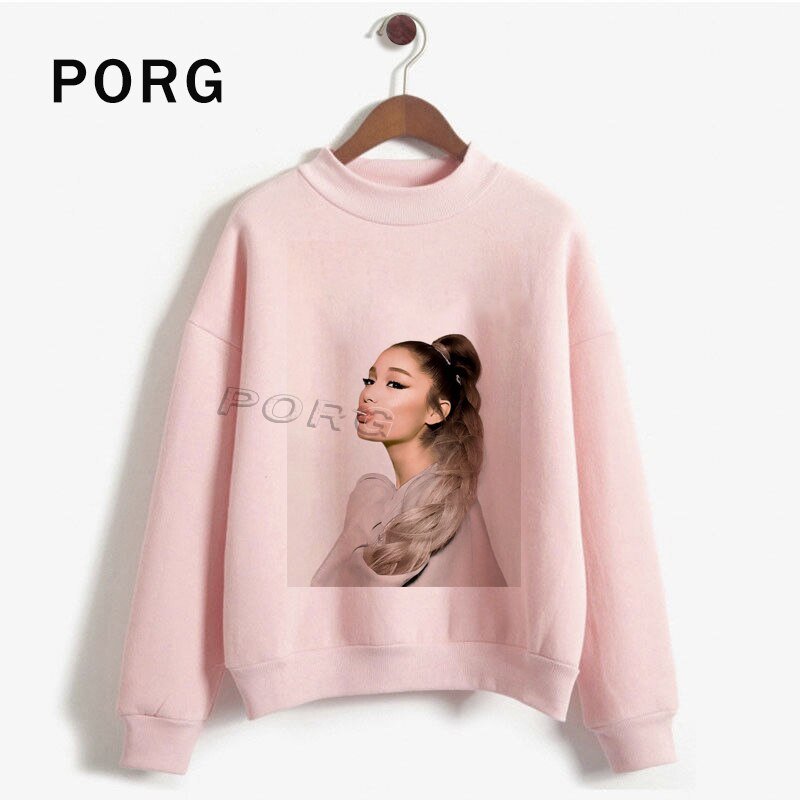 Ariana Grande Pink Sweatshirt Women Gothic Streetwear Harajuku Sudadera Mujer 2019 New Women Clothes Long Sleeve Hoodies O-Neck Ariana Grande Pink Sweatshirt Women Gothic Streetwear Harajuku Sudadera Mujer 2019 New Women Clothes Long Sleeve Hoodies O-Neck