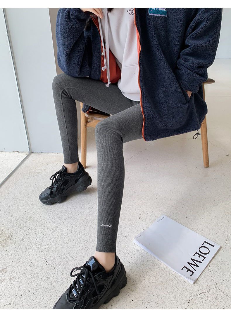 Leggings Women Fleece Thickened Leggings Women Winter Trousers for Outer Wear Women's High Waist Thin Fleece Warm Pants Leggings Women Fleece Thickened Leggings Women Winter Trousers for Outer Wear Women's High Waist Thin Fleece Warm Pants