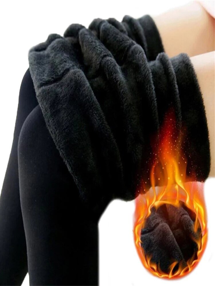 YRRETY Trend Knitting HOT SALE 2022 Casual Winter New High Elastic Thicken Lady's Leggings Warm Pants Skinny Pants For Women YRRETY Trend Knitting HOT SALE 2022 Casual Winter New High Elastic Thicken Lady's Leggings Warm Pants Skinny Pants For Women