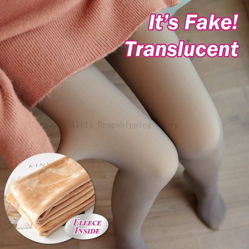 Winter Leggings Women's Pantyhose Thermal Stockings Woman Translucent Plush Sock Pants Skin Effect Lined Tights Fleece Leggings Winter Leggings Women's Pantyhose Thermal Stockings Woman Translucent Plush Sock Pants Skin Effect Lined Tights Fleece Leggings