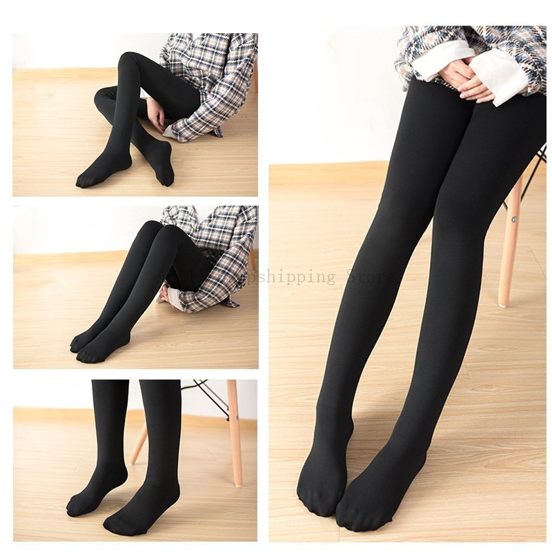 Winter Leggings Women's Pantyhose Thermal Stockings Woman Translucent Plush Sock Pants Skin Effect Lined Tights Fleece Leggings Winter Leggings Women's Pantyhose Thermal Stockings Woman Translucent Plush Sock Pants Skin Effect Lined Tights Fleece Leggings
