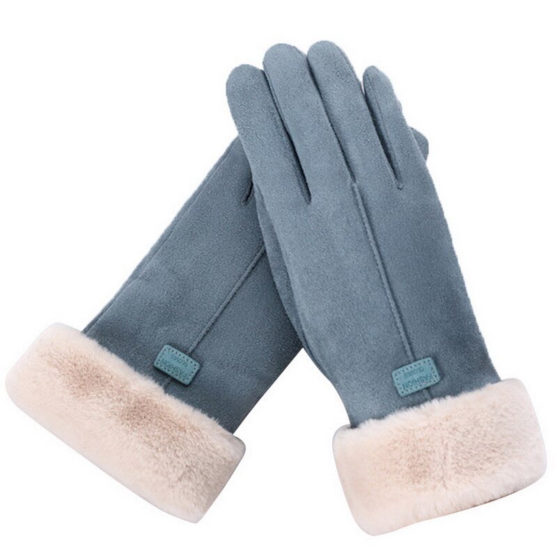 2022 New Fashion Women Gloves Autumn Winter Cute Furry Warm Mitts Full Finger Mittens Women Outdoor Sport Female Gloves Screen 2022 New Fashion Women Gloves Autumn Winter Cute Furry Warm Mitts Full Finger Mittens Women Outdoor Sport Female Gloves Screen