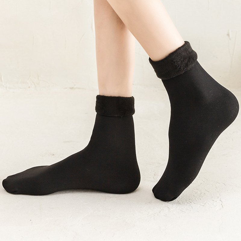 6Pairs/Lot Winter Warm Solid Women Socks Thicken Thermal Socks Wool Cashmere Black Skin Seamless Snow Sock Velvet Unisex Socks 6Pairs/Lot Winter Warm Solid Women Socks Thicken Thermal Socks Wool Cashmere Black Skin Seamless Snow Sock Velvet Unisex Socks