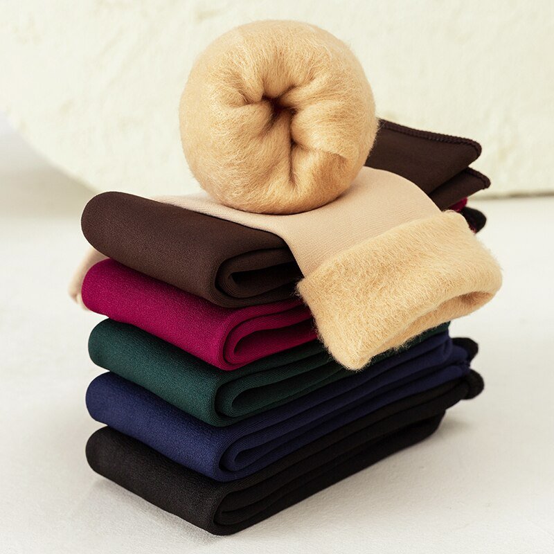 6Pairs/Lot Winter Warm Solid Women Socks Thicken Thermal Socks Wool Cashmere Black Skin Seamless Snow Sock Velvet Unisex Socks 6Pairs/Lot Winter Warm Solid Women Socks Thicken Thermal Socks Wool Cashmere Black Skin Seamless Snow Sock Velvet Unisex Socks