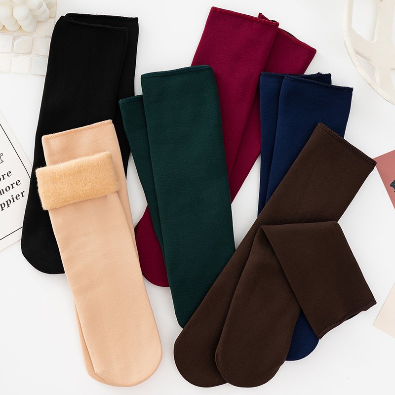 6Pairs/Lot Winter Warm Solid Women Socks Thicken Thermal Socks Wool Cashmere Black Skin Seamless Snow Sock Velvet Unisex Socks 6Pairs/Lot Winter Warm Solid Women Socks Thicken Thermal Socks Wool Cashmere Black Skin Seamless Snow Sock Velvet Unisex Socks