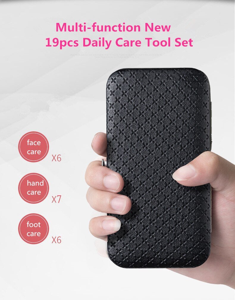 19/16/12/9/8 pcs Manicure Nail Clipper Set Household Stainless Steel Ear Spoon Nail Clippers Manicure Tool Pedicure Nail Scissor 19/16/12/9/8 pcs Manicure Nail Clipper Set Household Stainless Steel Ear Spoon Nail Clippers Manicure Tool Pedicure Nail Scissor