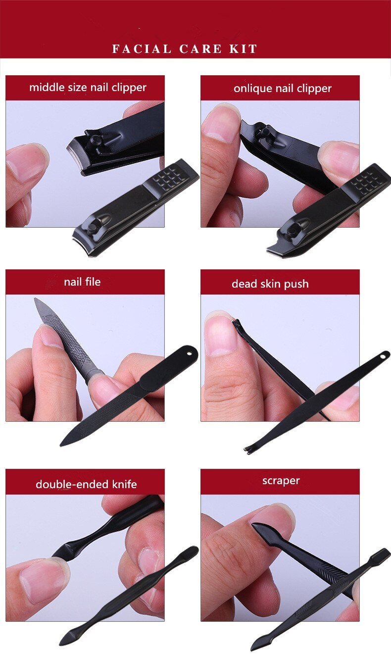 19/16/12/9/8 pcs Manicure Nail Clipper Set Household Stainless Steel Ear Spoon Nail Clippers Manicure Tool Pedicure Nail Scissor 19/16/12/9/8 pcs Manicure Nail Clipper Set Household Stainless Steel Ear Spoon Nail Clippers Manicure Tool Pedicure Nail Scissor