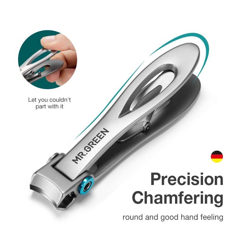 MR.GREEN Nail Clippers Stainless Steel Two Sizes Are Available Manicure Fingernail Cutter Thick Hard Toenail Scissors tools MR.GREEN Nail Clippers Stainless Steel Two Sizes Are Available Manicure Fingernail Cutter Thick Hard Toenail Scissors tools