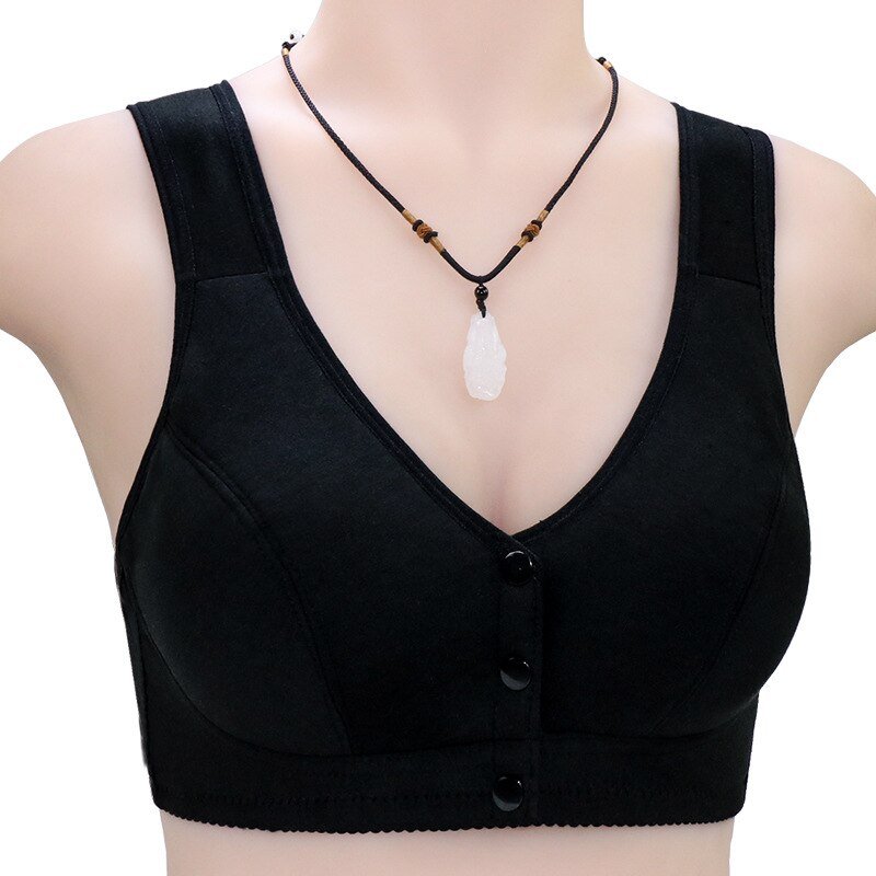 Fashion Push Up Bra Underwear Front Buckle Wireless Bralette Comfortable Breathable Sexy Lingerie Solid Color Intimates 2021 New
