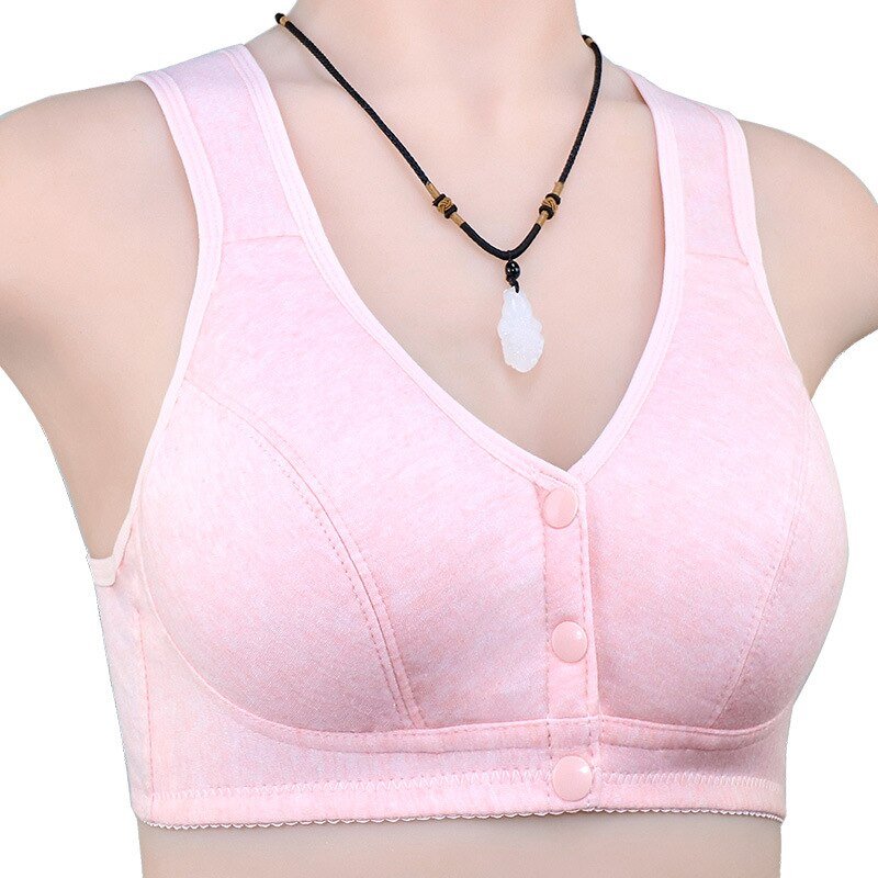 Fashion Push Up Bra Underwear Front Buckle Wireless Bralette Comfortable Breathable Sexy Lingerie Solid Color Intimates 2021 New