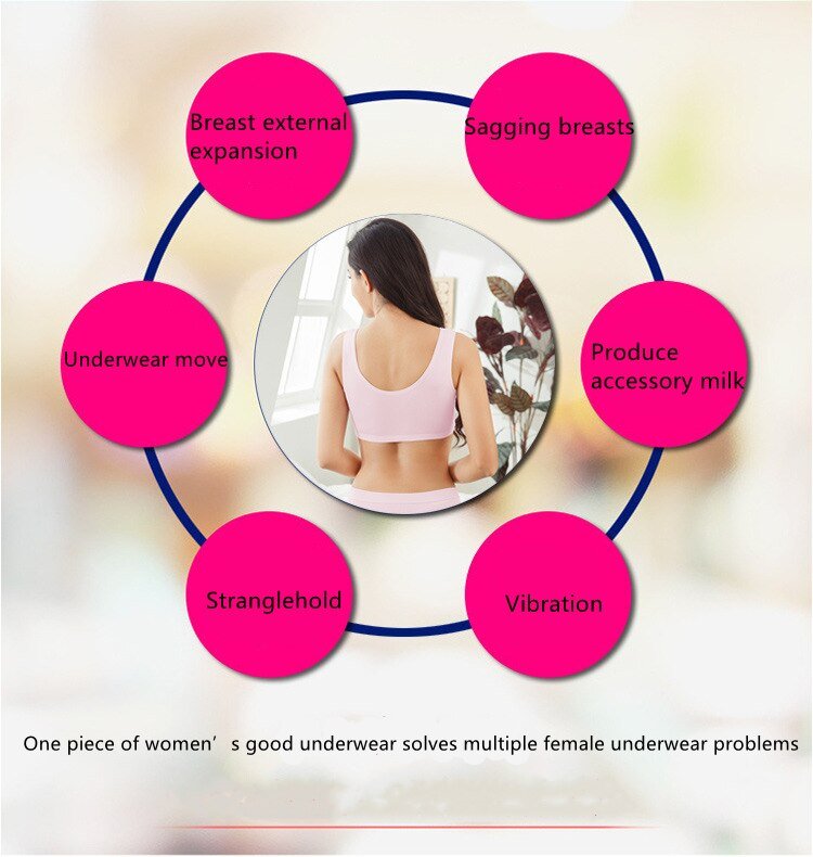 Fan Sweet Breathable Seamless Cotton Bra No Rims Women's Underwear Shockproof Gathers Bralette Comfortable Sleeping Brassiere