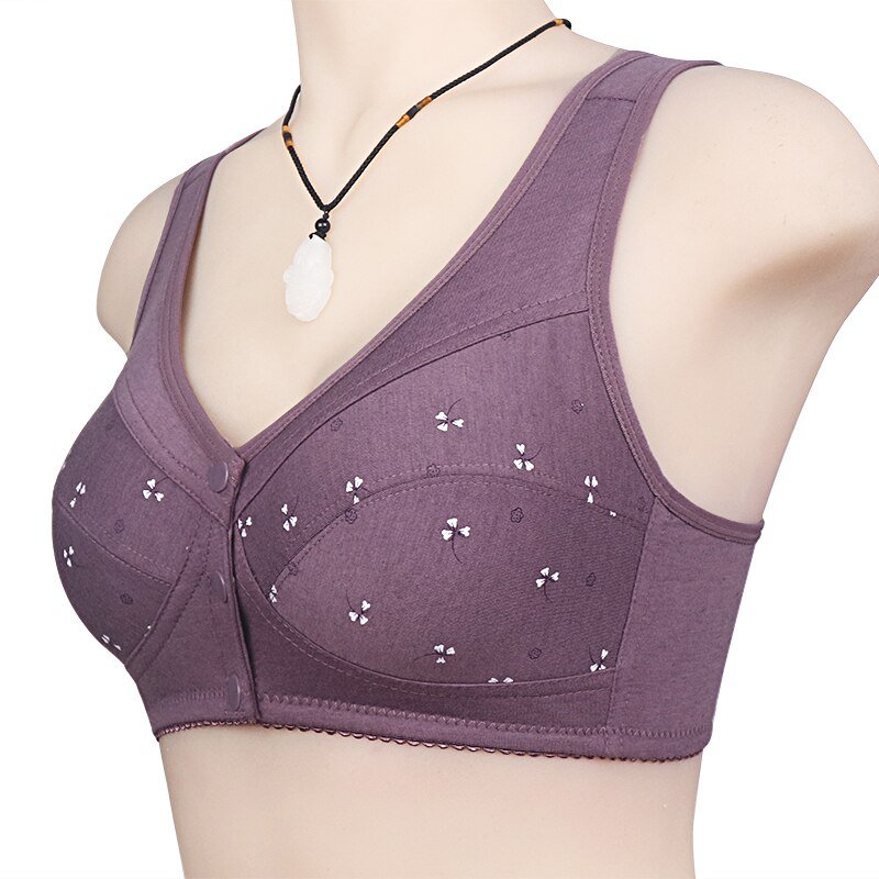 2022 New Bra Cotton Women Wire Free Bras Front Closure Brassiere Female Confortable Underwear Everyday Large Bust 52BC 50BC Cup 2022 New Bra Cotton Women Wire Free Bras Front Closure Brassiere Female Confortable Underwear Everyday Large Bust 52BC 50BC Cup
