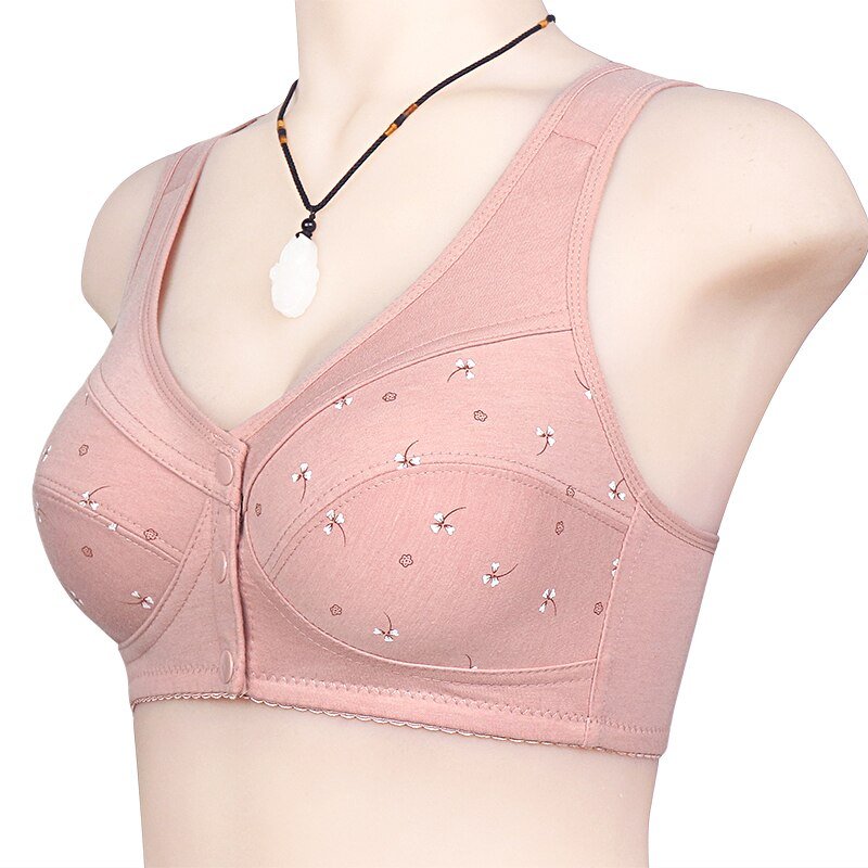 2022 New Bra Cotton Women Wire Free Bras Front Closure Brassiere Female Confortable Underwear Everyday Large Bust 52BC 50BC Cup 2022 New Bra Cotton Women Wire Free Bras Front Closure Brassiere Female Confortable Underwear Everyday Large Bust 52BC 50BC Cup