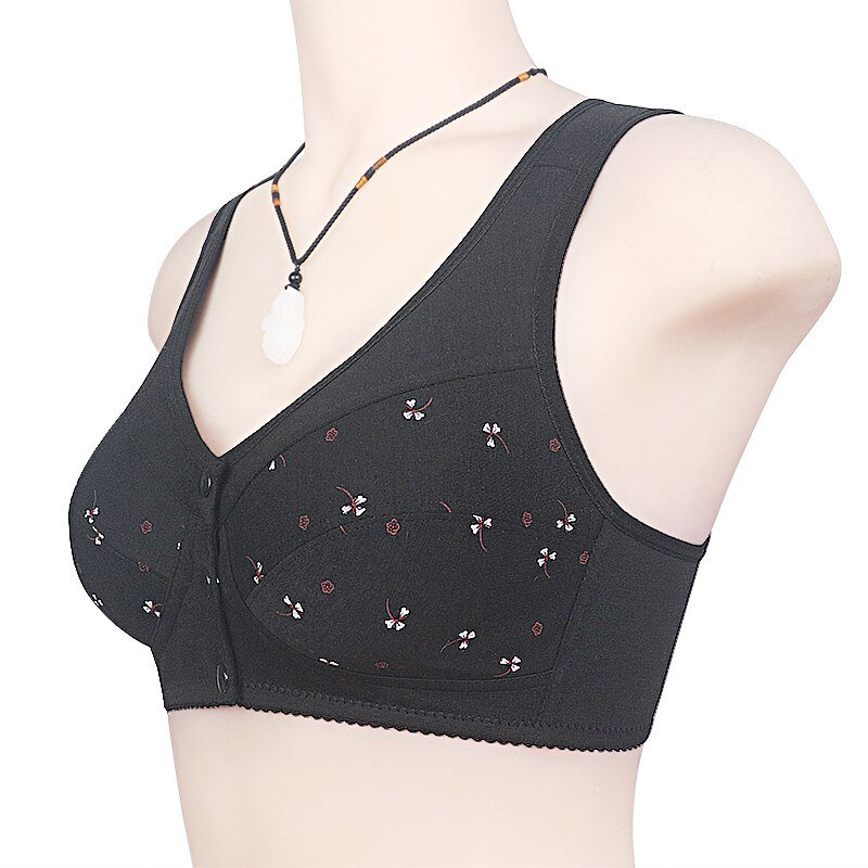 2022 New Bra Cotton Women Wire Free Bras Front Closure Brassiere Female Confortable Underwear Everyday Large Bust 52BC 50BC Cup 2022 New Bra Cotton Women Wire Free Bras Front Closure Brassiere Female Confortable Underwear Everyday Large Bust 52BC 50BC Cup