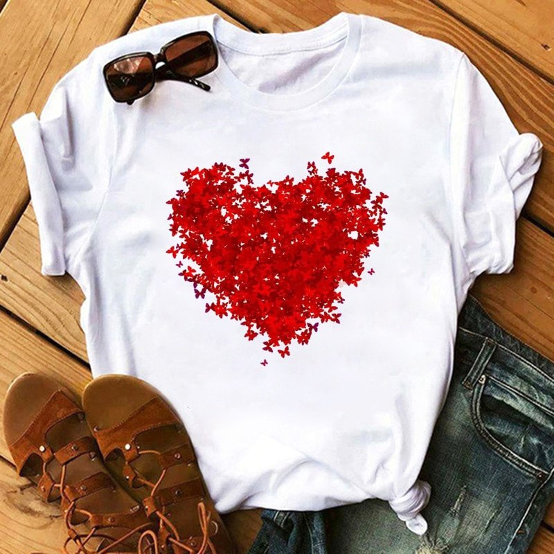T Shirt For Women 2021 Printed Casual Harajuku Tee Shirts Summer Short Sleeve Woman Tops Female Tshirt Camiseta Mujer T Shirt For Women 2021 Printed Casual Harajuku Tee Shirts Summer Short Sleeve Woman Tops Female Tshirt Camiseta Mujer
