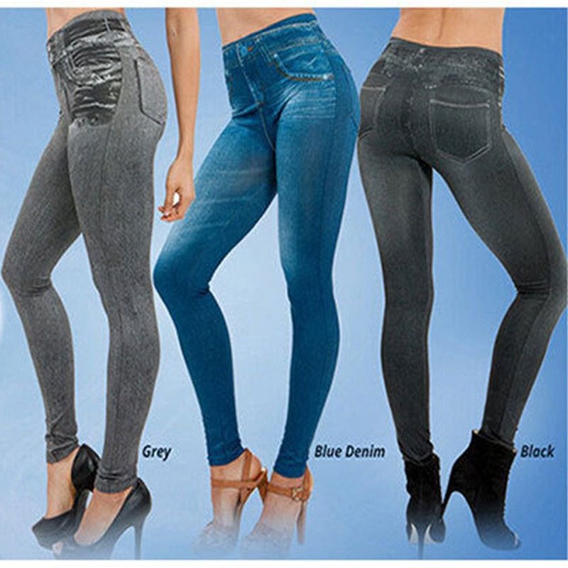 Ogilvy Mather Women Leggings 2020 Fashion Faux Denim Jeans Leggings Sexy Long Pocket Printing Leggins Summer Casual Pencil Pants Ogilvy Mather Women Leggings 2020 Fashion Faux Denim Jeans Leggings Sexy Long Pocket Printing Leggins Summer Casual Pencil Pants